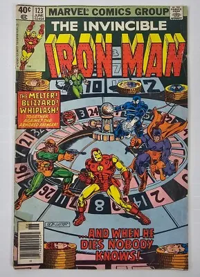 Buy Invincible IRON MAN #123 (1979) (IRON MAN) (MARVEL) Newstand • 6.38£