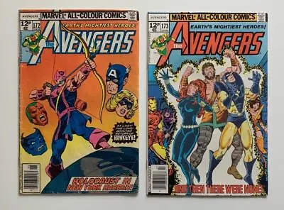 Buy Avengers #172 & #173 (Marvel 1978) VG+ & FN/VF Condition Bronze Age Issues. • 19.50£