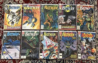 Buy Batman (1991) Lot Of 10 Issues W/ 1st Of Azrael In Batman Costume VF DC Comics • 18.26£