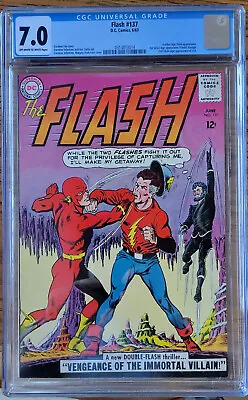 Buy Flash #137 CGC 7.0 1963 - First Silver Appearance Of Vandal Savage • 319.01£