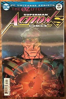 Buy Action Comics #989 Superman Mr. Oz DC Rebirth Lenticular 3-D Variant A NM/M 2017 • 3.19£