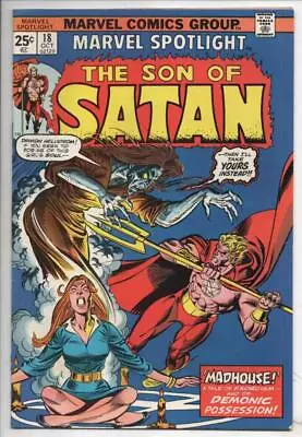 Buy MARVEL SPOTLIGHT #18, VF/NM,  Son Of Satan, MadHouse, 1974, Bronze Age Marvel • 15.80£