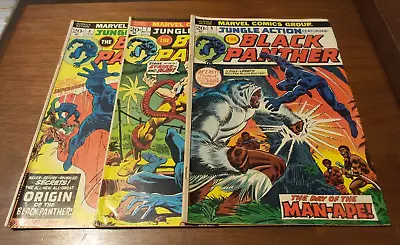 Buy Jungle Action #5 7 8 (1973) 1st Solo Black Panther Appearance Lot Of 3 • 35.57£