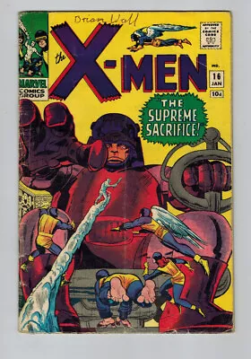 Buy Uncanny X-Men (1963) #  16 UK Price (3.0-GVG) (668624) 3rd Sentinels, Tape Re... • 81£