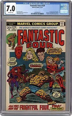 Buy Fantastic Four #129 CGC 7.0 1972 4369943023 • 104.56£