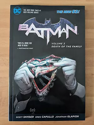 Buy Batman New 52 Vol. 3 - Death Of The Family Tpb • 4£
