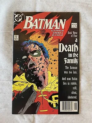 Buy Batman #428 - Death In The Family -JOKER - Signed By Artist MIGNOLA (HELLBOY) • 35.61£