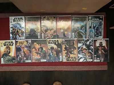 Buy Star Wars Issues 1-13 + Shattered Empire 1-4 + Darth Vader #1 + Annual #1 Marvel • 135£