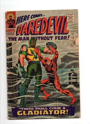 Buy Daredevil #18, 1966, Marvel, Origin & 1st Appearance Gladiator • 28.02£