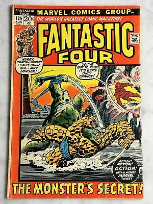 Buy Fantastic Four #125 F 6.0 - Buy 3 For FREE Shipping! (Marvel, 1972) • 9.99£
