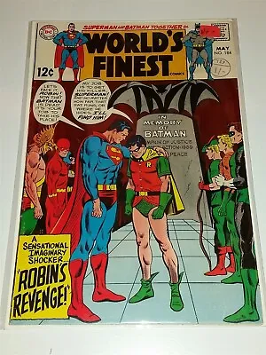 Buy Worlds Finest #184 Vf+ (8.5) May 1969 Batman Superman Dc Comics * • 29.99£