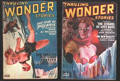 Buy Thrilling Wonder Stories Lot Of 3 Pulp Magazines Lot #9-1949 Oct-1947 Dec-195... • 105.95£