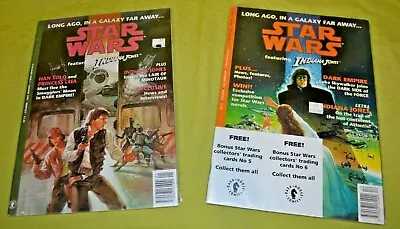 Buy Star Wars Magazines Featuring Indiana Jones Issue 3,4 Dec.'92 Jan.'93 Dark Horse • 6.32£