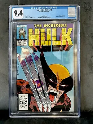 Buy The Incredible Hulk #340 CGC 9.4 Classic McFarlane Cover • 224.79£