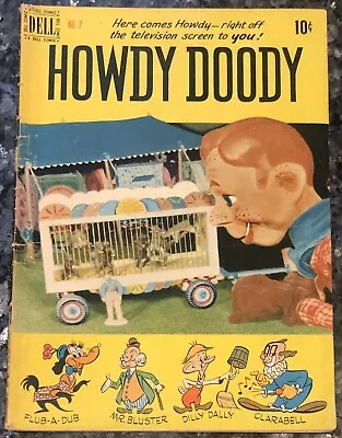 Buy Howdy Doody #2 June 1950, Dell Comics GVG3.0, EARLY NBC TV COMIC • 31.62£