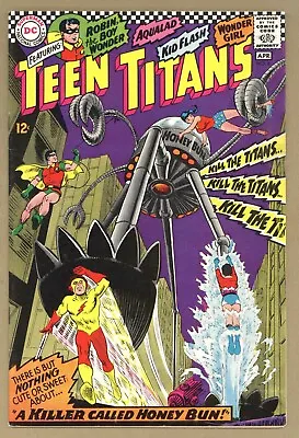 Buy Teen Titans #8 (VF) KILLER HONEY BUN! Robin WONDER GIRL Kid Flash 1967 DC X676 • 34.59£