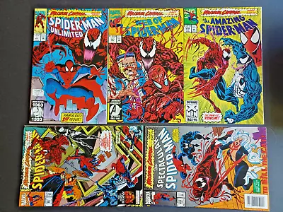 Buy Maximum Carnage -complete Set Spider-Man Crossover- Amazing Web Spectacular - NM • 79.06£