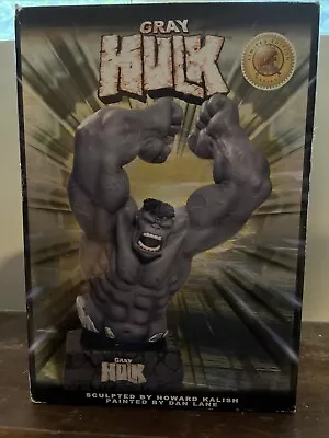 Buy Gray Hulk Bust By Dynamic Forces 2003 New Not Displayed • 71.15£