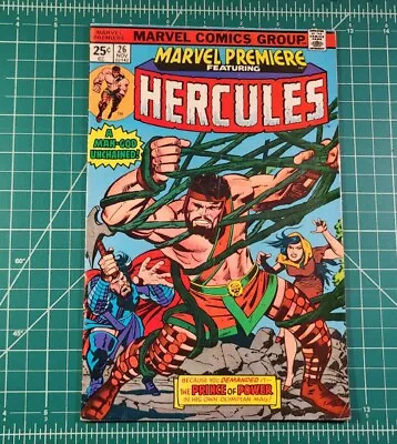 Buy Marvel Premiere Hercules #26 (1975) 1st Solo Headline Comic FN/VF • 19.68£