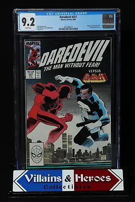 Buy Daredevil #257 ~ CGC 9.2 ~ Vs Punisher ~ Kingpin, Typhoid Mary ~ Marvel (1988) • 35.57£