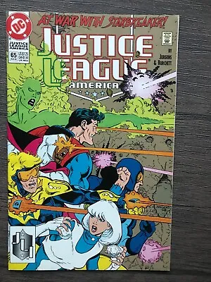 Buy DC COMICS.JUSTICE LEAGUE AMERICA # 65VFN (1992)  Dan Jurgens. Rick Burchett. • 0.85£