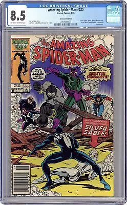 Buy Amazing Spider-Man #280D CGC 8.5 Newsstand 1986 4359591003 • 37.80£
