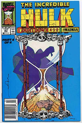 Buy Incredible Hulk 367 VF+ 8.5 Marvel 1990 The Madman Walt Simonson Newsstand • 3.95£