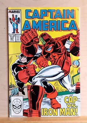 Buy Captain America #341 (Marvel 1988) KEY Issue, Around VFN • 7.25£