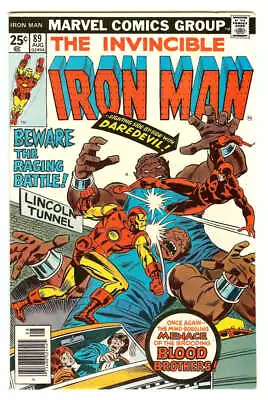 Buy Iron Man #89 7.0 // John Buscema & Frank Giacoia Cover Marvel Comics 1976 • 22.14£