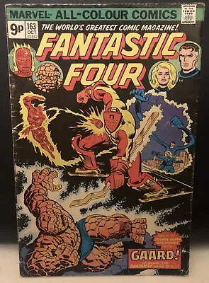 Buy Fantastic Four #163 Comic Marvel Comics Bronze Age Reader Copy • 3.99£