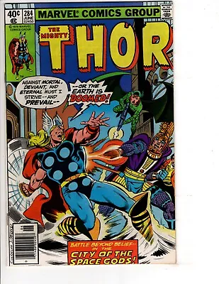 Buy The Mighty Thor #284 Comic Book KEY 1st Ereshkigal, Celestials Origin VF/NM • 10.27£