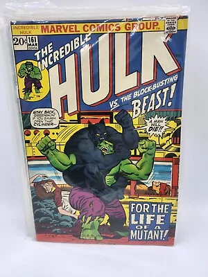 Buy Incredible Hulk #161 - Mar 1973 - Beast Appearance!  • 19.86£