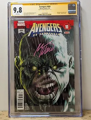 Buy Avengers #684 - CGC 9.8 (W) - Signed By Mark Waid - Immortal Hulk! • 165.57£