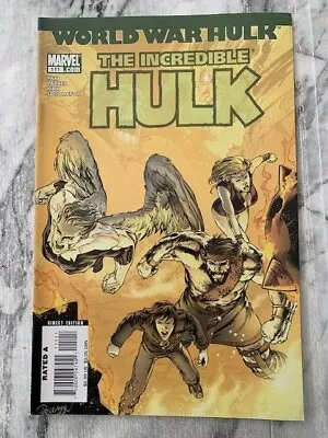 Buy Incredible Hulk 111 World War Hulk - Marvel 2007 VF MCU Movie Key 1st Print • 4.99£