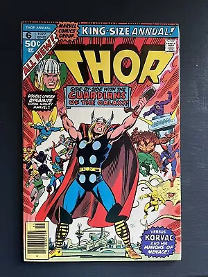 Buy Thor Annual #6, 1977, Marvel Comic. 1st Cover And Origin Of Korvac. Key Issue • 35£
