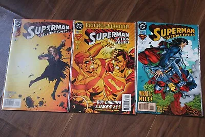 Buy DC Superman Action Comics 708 709 710 - 3 Comic Set Run Lot Rare NM 1995 Fun • 7.99£