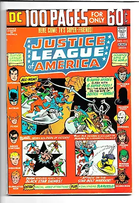 Buy Justice League Of America 111, 1974, 100pg, 1st Injustice Gang, 8.5 VF+ • 35.56£