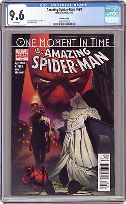 Buy Amazing Spider-Man #638B Quesada 1:25 Variant CGC 9.6 2010 4391288023 • 61.56£