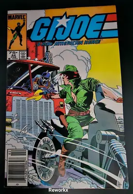 Buy GI JOE No. 44 A Real American Hero 1986 Marvel Comics  Improvisation On A !  RAW • 31.62£