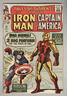 Buy Tales Of Suspense #59 November 1964 VG Captain America Begins • 130.80£