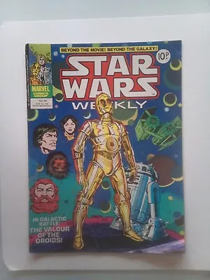 Buy Star Wars Weekly 29 UK Marvel Comics 1978 VG Free Postage • 5.99£