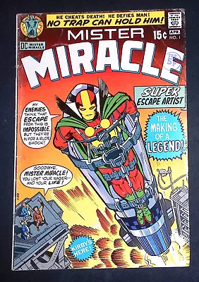Buy Mister Miracle #1 Bronze Age DC Comics 1st Appearance Of Mister Miracle F- • 143.99£