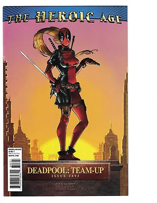 Buy Deadpool Team-Up #893 NM- (2010 Marvel) Lady Deadpool Heroic Age 1:15 Variant • 38.57£