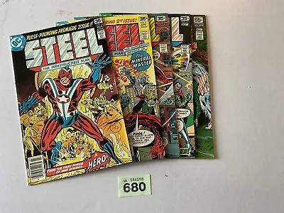 Buy Steel The Indestructible Man…..#1-5…….conway/heck…..5 X Comics…..LOT…680 • 13.99£