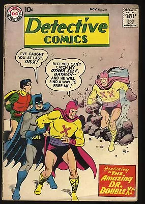 Buy Detective Comics #261 VG+ 4.5 Batman! The Amazing Dr. Double X! DC Comics 1958 • 51.63£