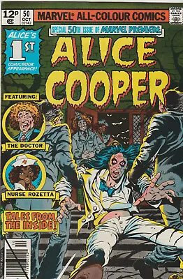Buy Marvel Comics Marvel Premiere #50 1st Alice Cooper (1979) 1st Print (1) Vf • 40£