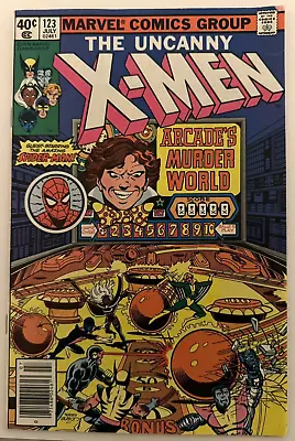 Buy Uncanny X-Men #123 Marvel 1979 John Byrne White Pages Glossy NM 9.4 • 56.92£