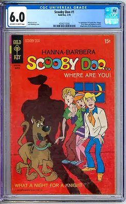 Buy Scooby Doo 1 CGC Graded 6.0 FN Gold Key Comics 1970 • 1,576.69£