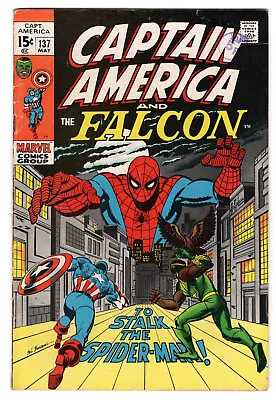 Buy Captain America Vol 1 No 137 May 1971 (FN) (6.0) Marvel, Bronze Age • 27.99£