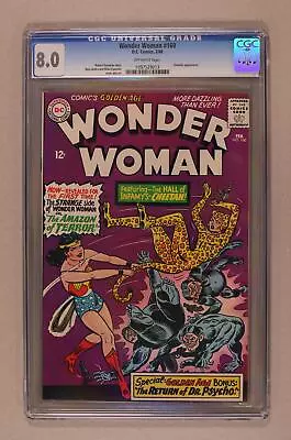 Buy Wonder Woman #160 CGC 8.0 1966 1097529013 1st SA App. Cheetah • 640.39£